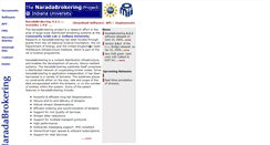 Desktop Screenshot of naradabrokering.org