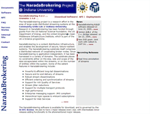Tablet Screenshot of naradabrokering.org